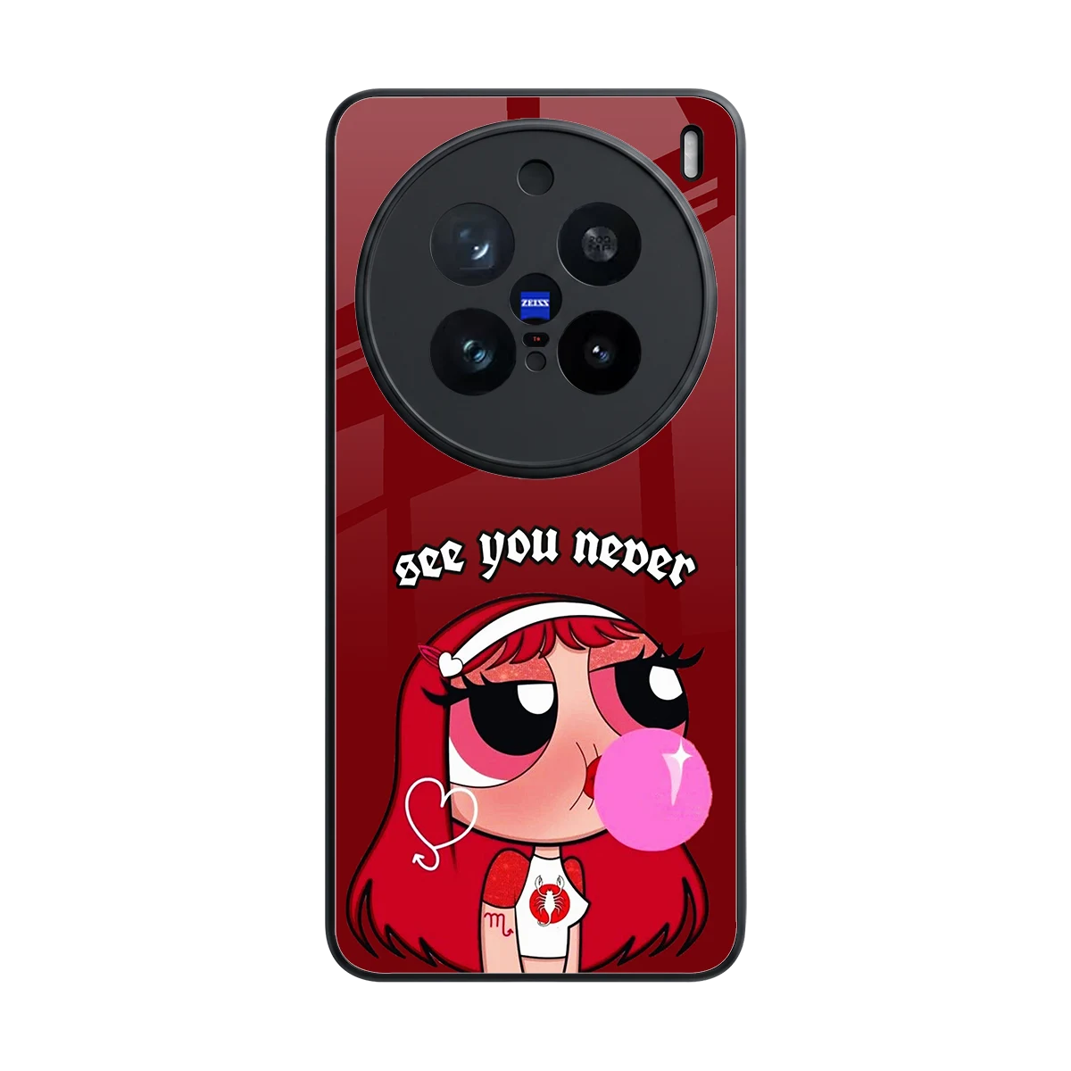 See You Never back phone cover | glass case for vivo x200 pro