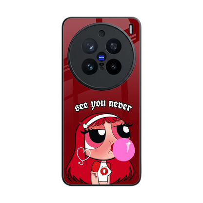 See You Never back phone cover | glass case for vivo x200 pro