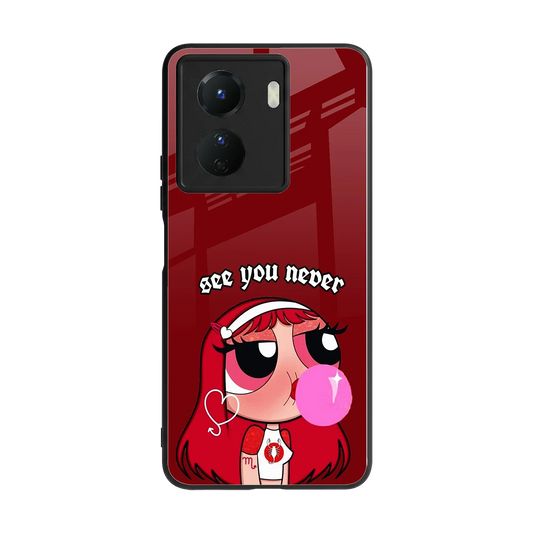 See You Never back phone cover | glass case for vivo y16