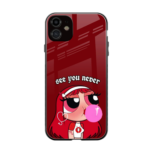 See You Never back phone cover | glass case for iphone 11