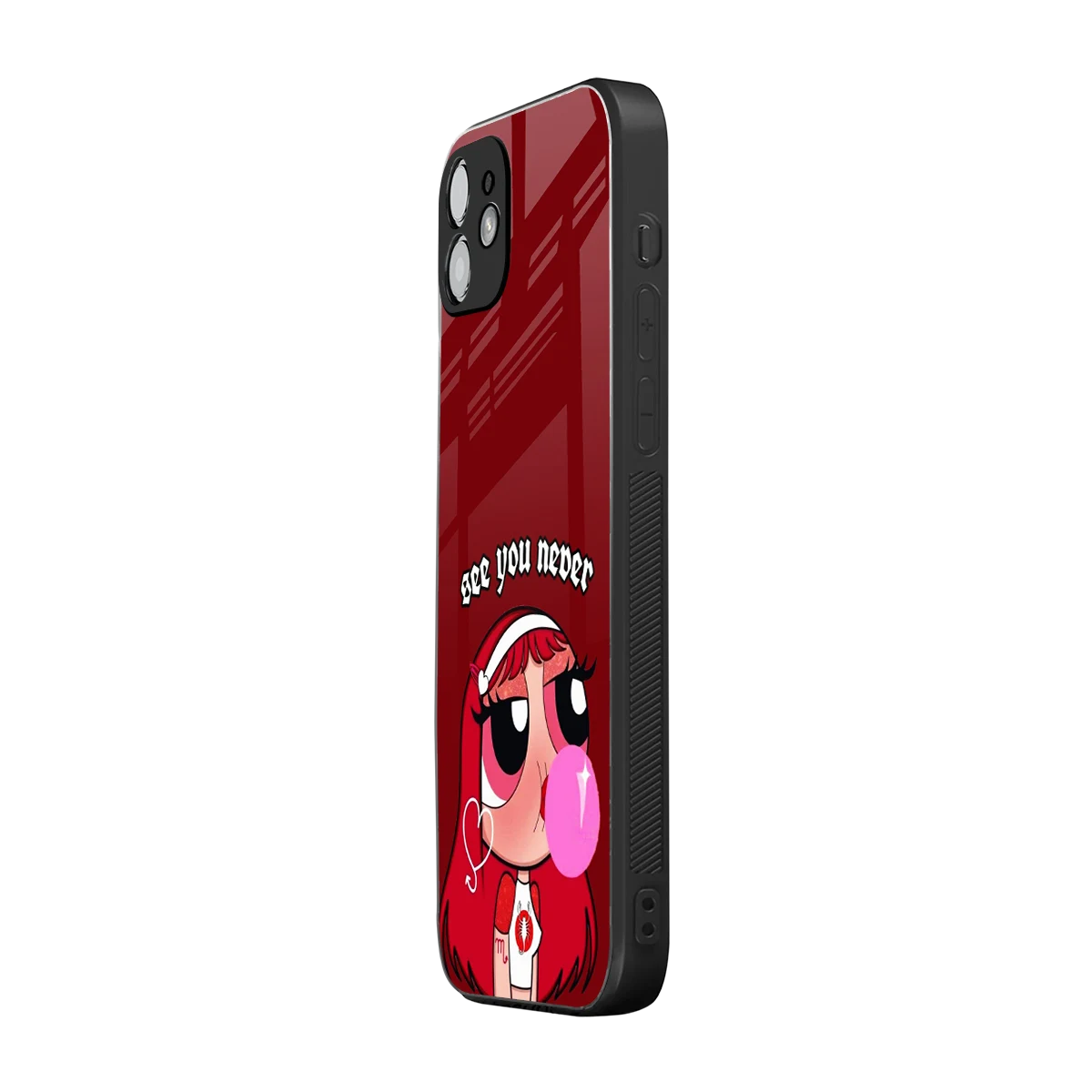 See You Never iphone 12 mobile cover | shockproof glass phone case