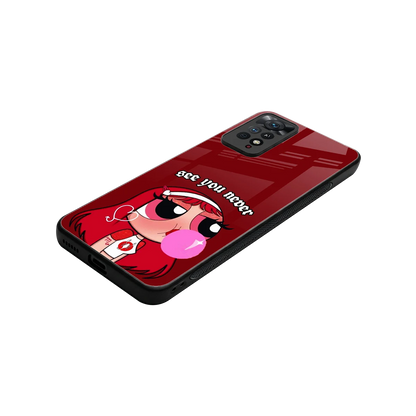 See You Never stylish phone case for redmi note 11 pro | glossy glass and slim fit