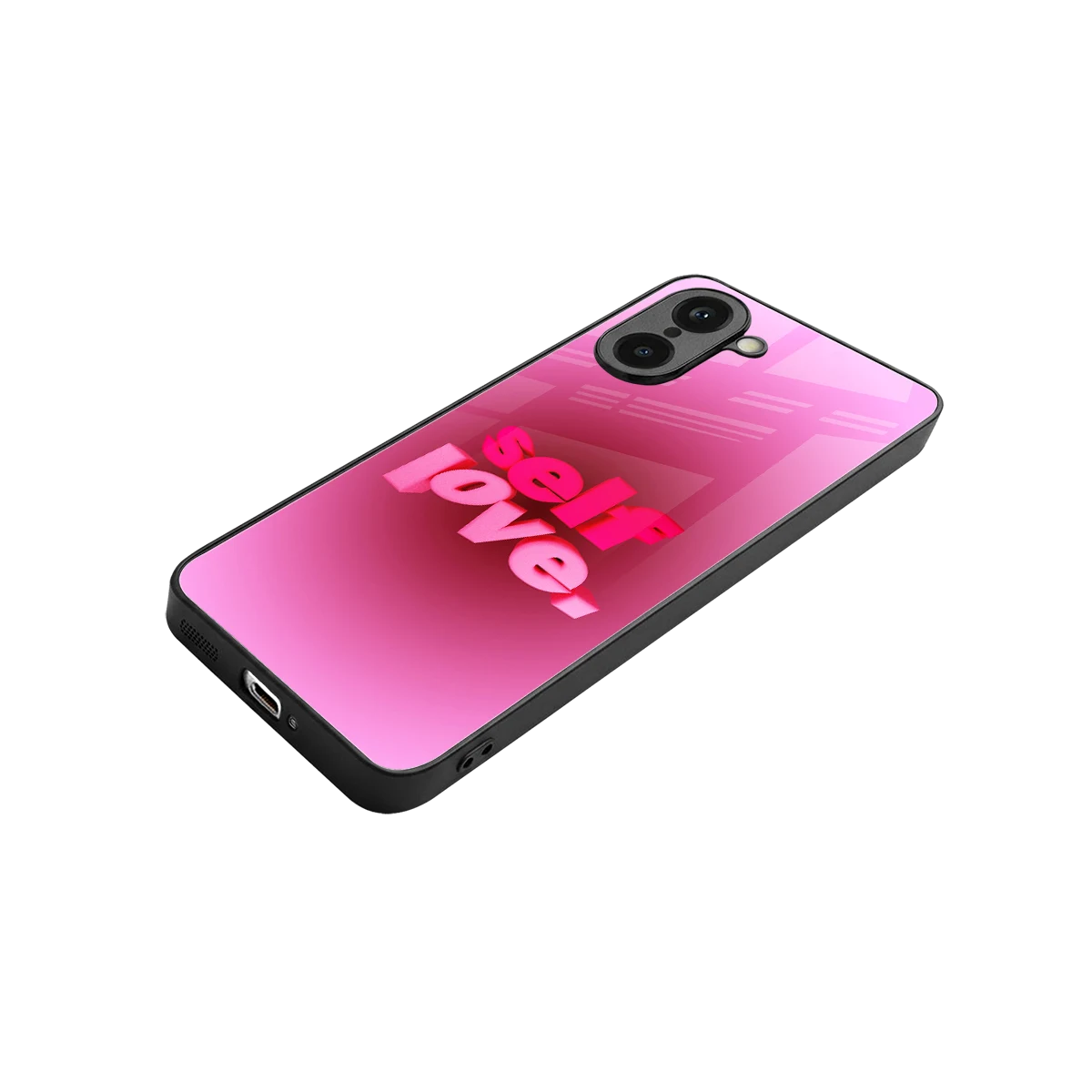Self Love Aesthetic stylish phone case for oneplus nord ce5 5g | glossy glass and slim fit