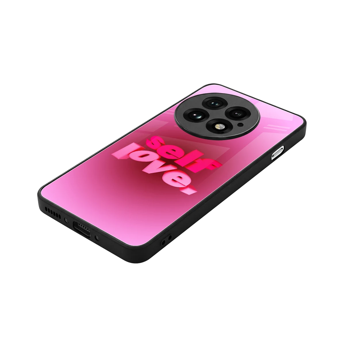 Self Love Aesthetic stylish phone case for oneplus 13 | glossy glass and slim fit