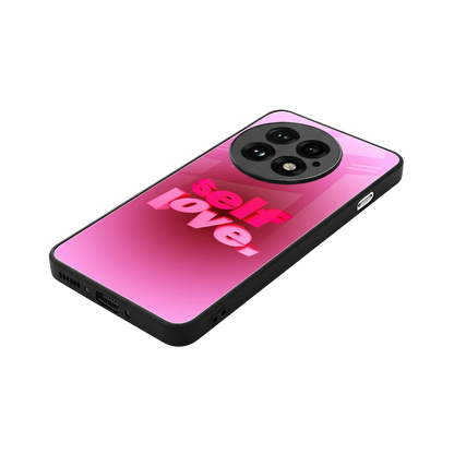 Self Love Aesthetic stylish phone case for oneplus 13 | glossy glass and slim fit