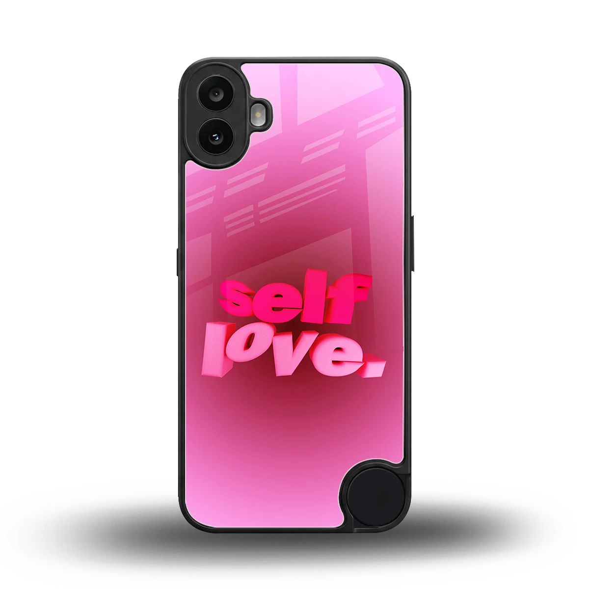 Self Love Aesthetic back phone cover | glass case for cmf nothing phone 1