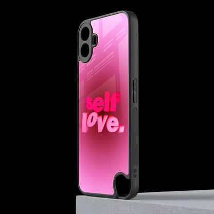 Self Love Aesthetic cmf nothing phone 1 mobile cover | shockproof glass phone case