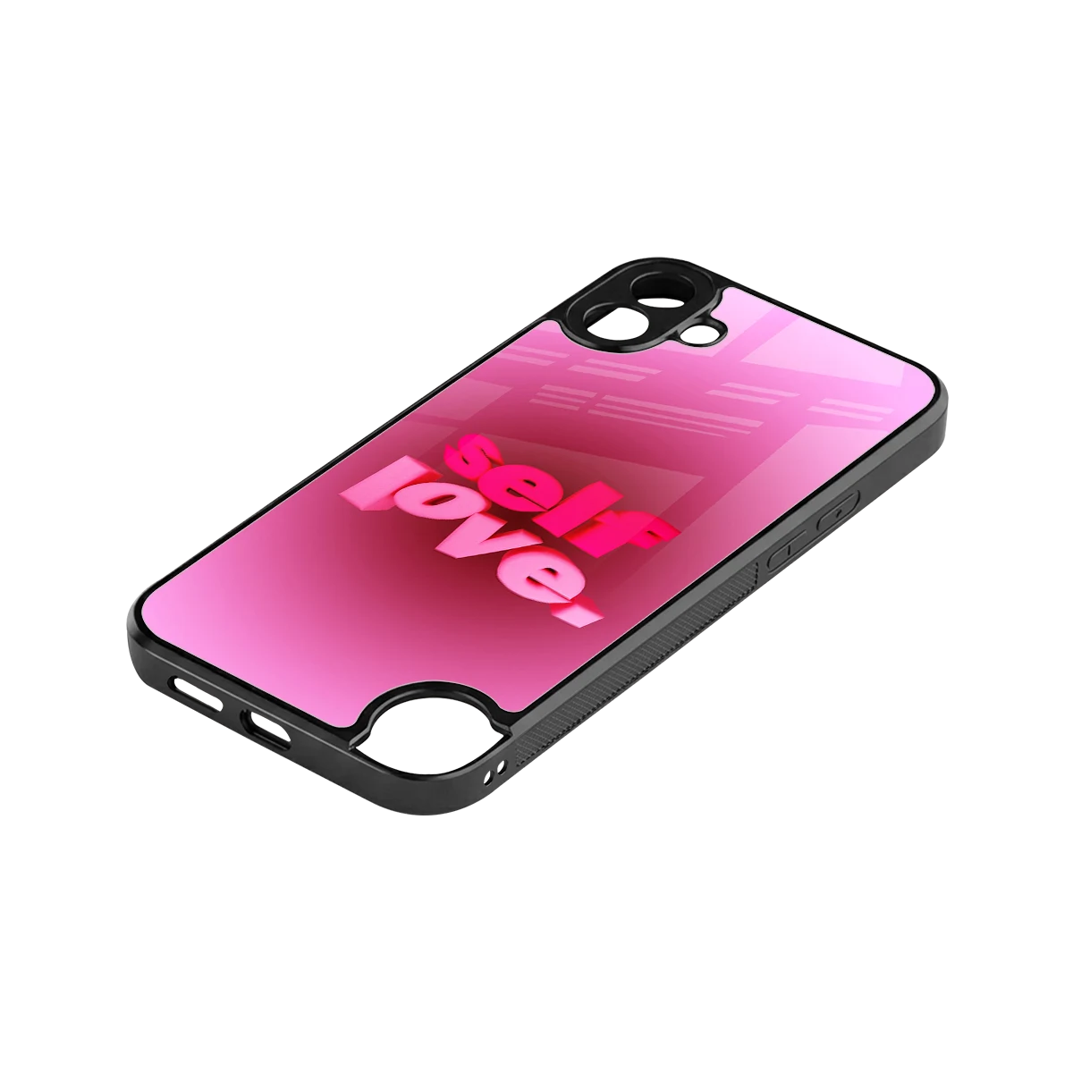 Self Love Aesthetic stylish phone case for cmf nothing phone 1 | glossy glass and slim fit
