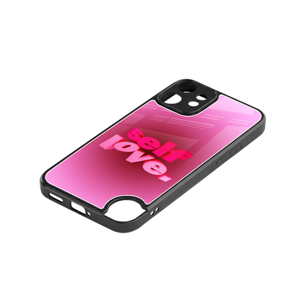 Self Love Aesthetic stylish phone case for cmf nothing phone 2 pro | glossy glass and slim fit