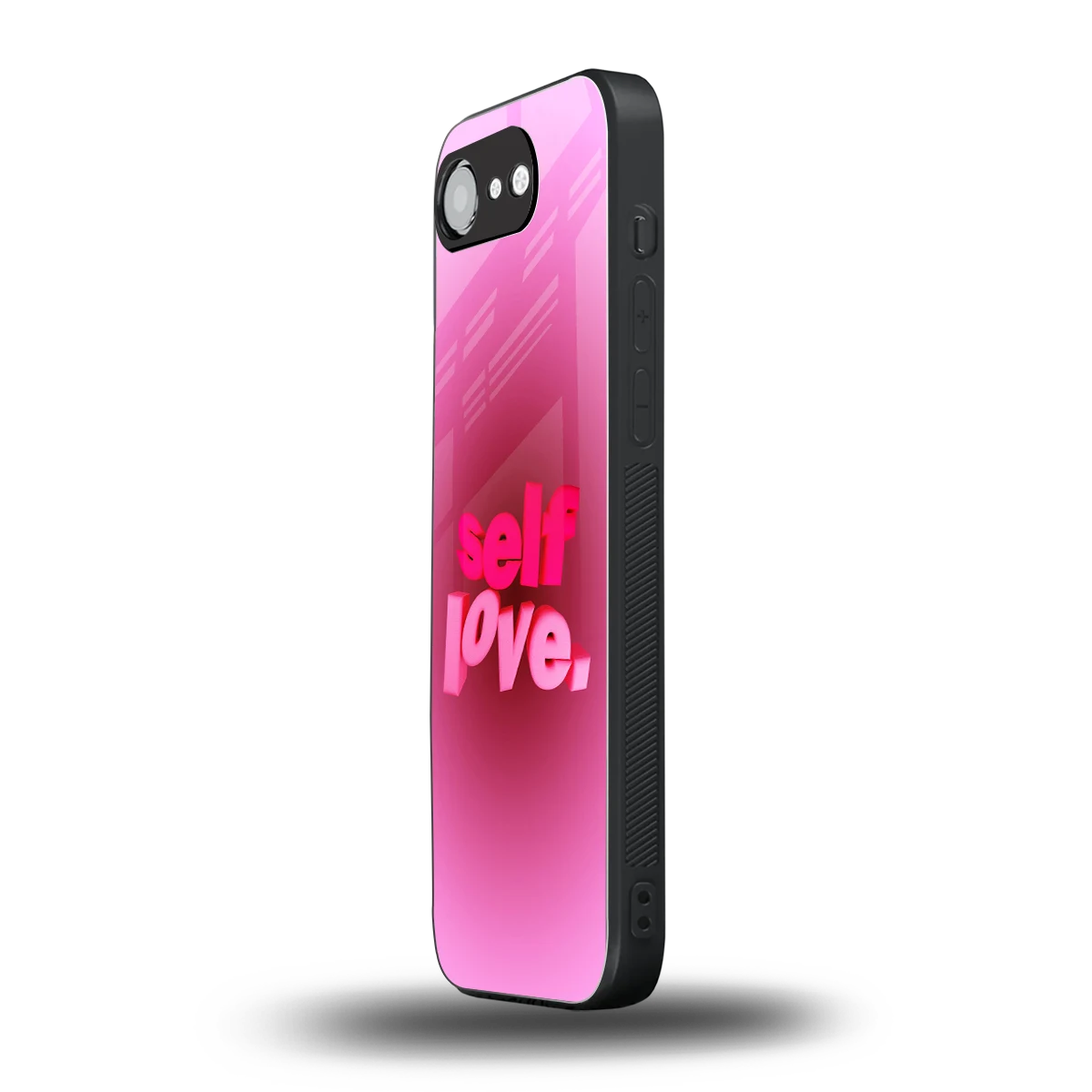 Self Love Aesthetic iphone 17e mobile cover | shockproof glass phone case