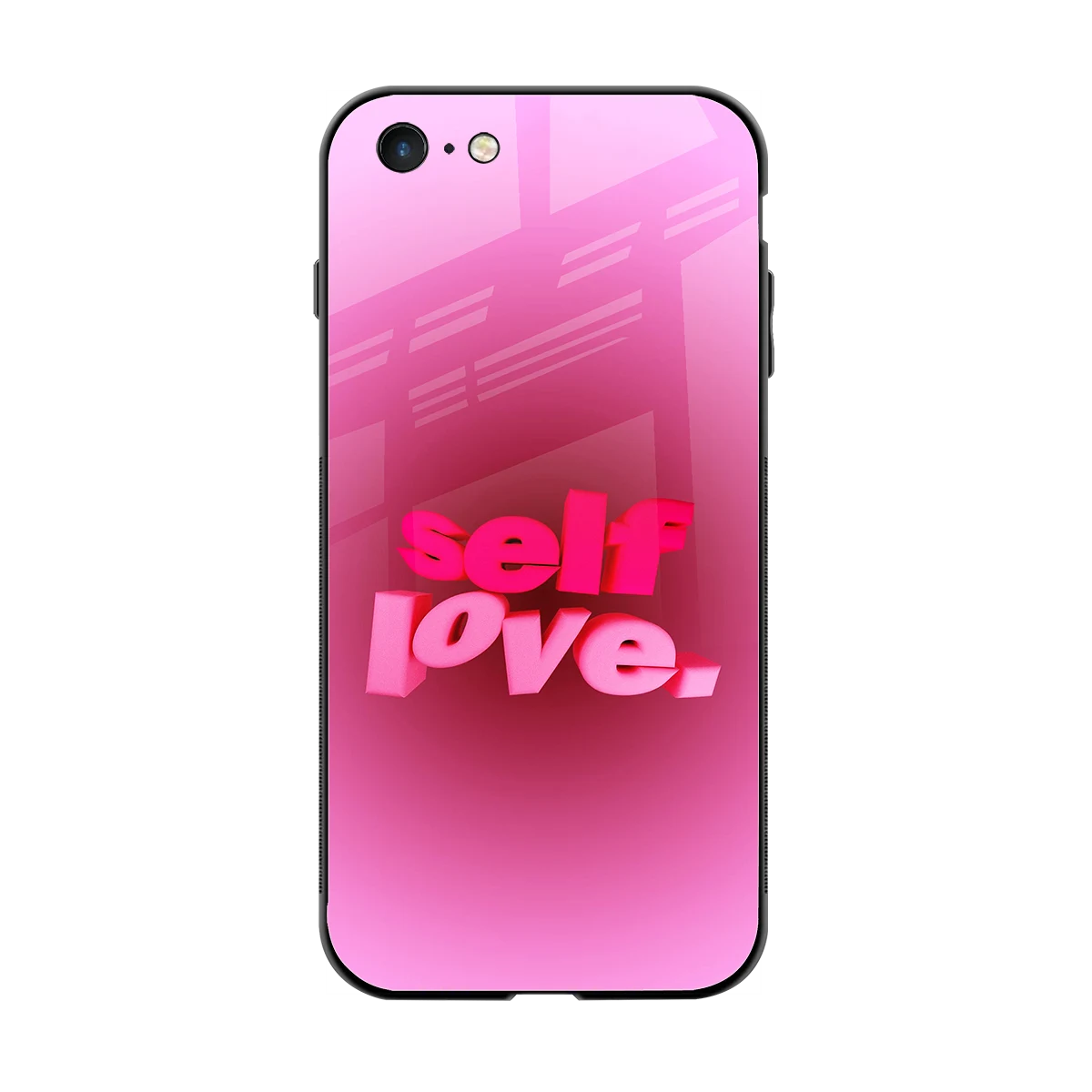 Self Love Aesthetic back phone cover | glass case for iphone 6s plus