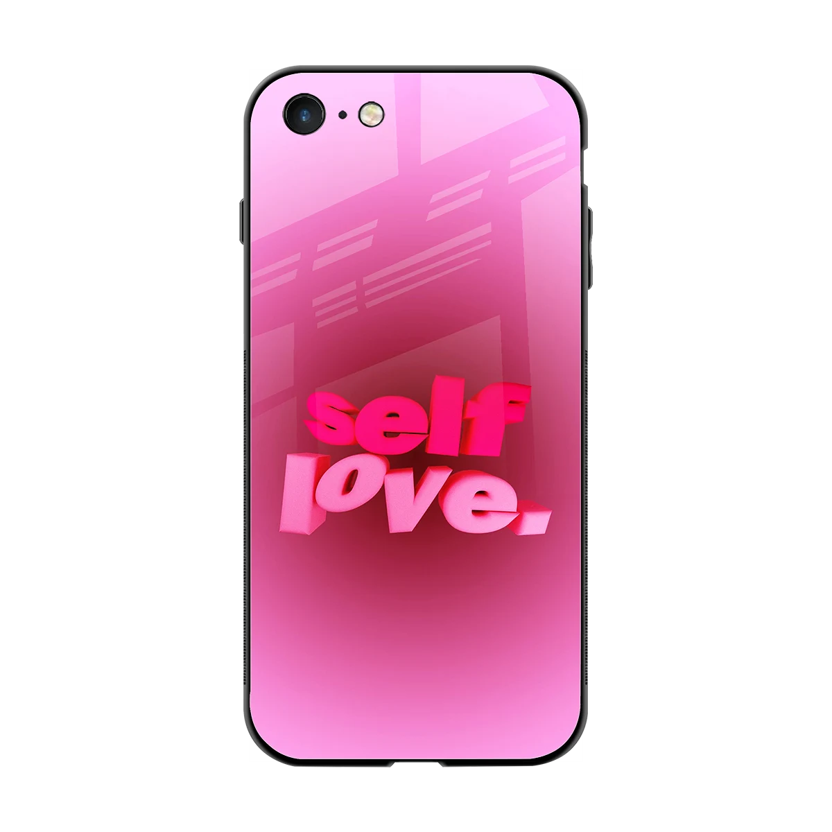 Self Love Aesthetic back phone cover | glass case for iphone 7