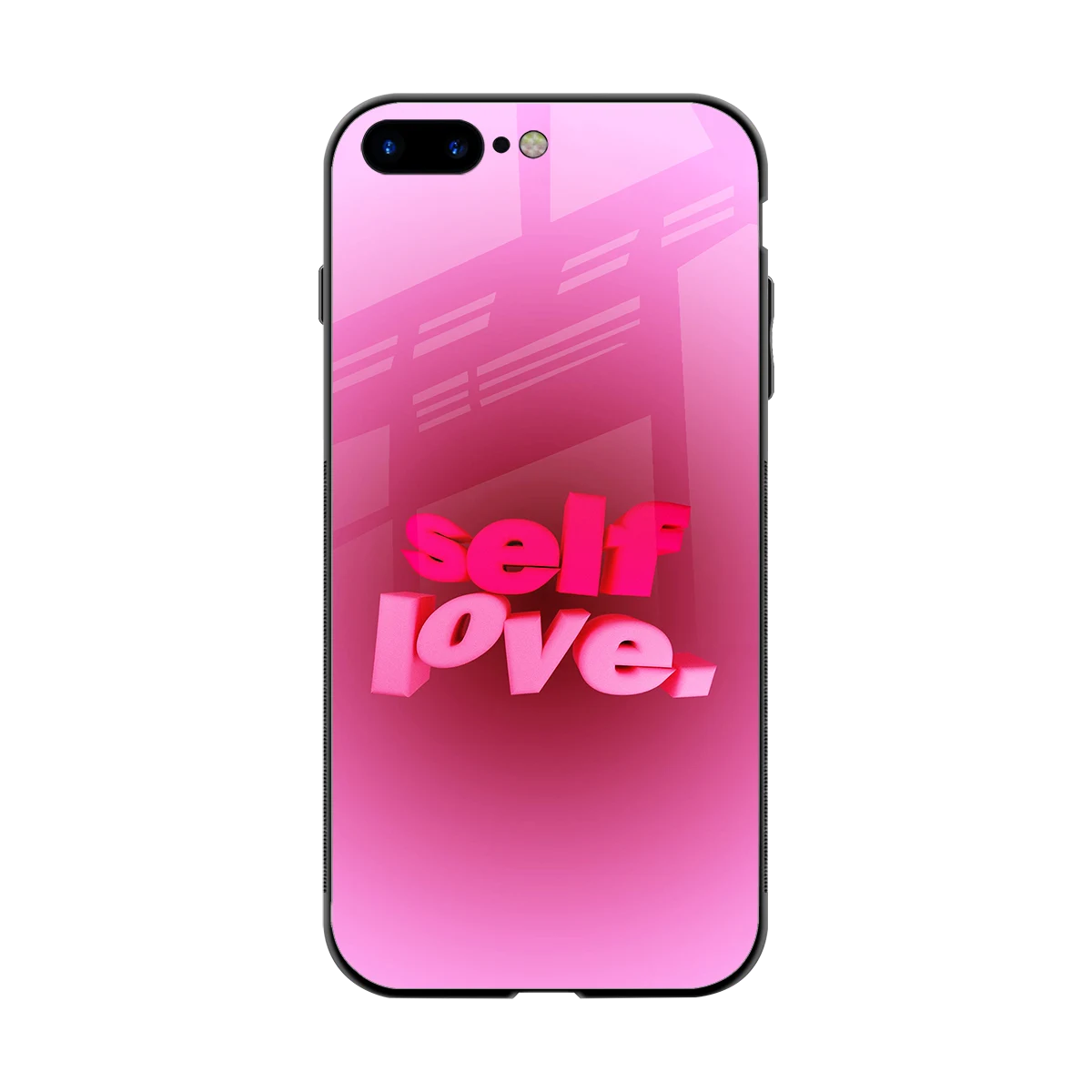 Self Love Aesthetic back phone cover | glass case for iphone 8 plus