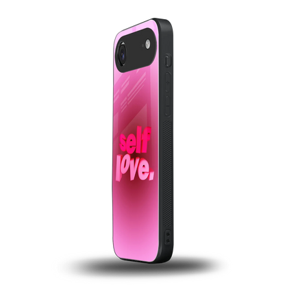 Self Love Aesthetic iphone air mobile cover | shockproof glass phone case