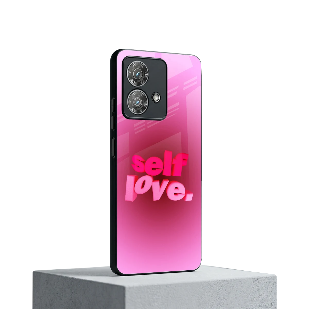 Self Love Aesthetic motorola edge 40 neo 5g mobile cover | shockproof glass phone case