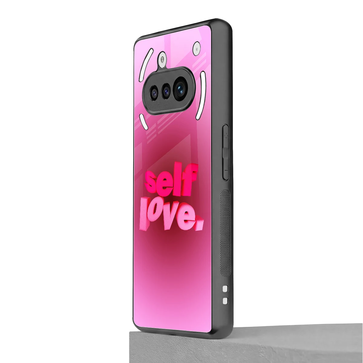 Self Love Aesthetic nothing phone 3a mobile cover | shockproof glass phone case