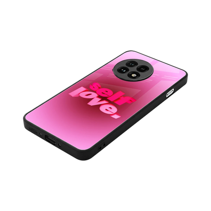 Self Love Aesthetic stylish phone case for oneplus 13r | glossy glass and slim fit