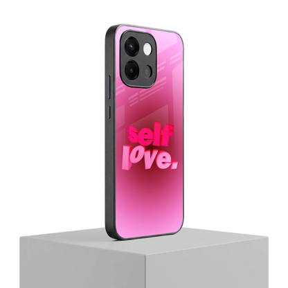 Self Love Aesthetic oneplus 13s mobile cover | shockproof glass phone case