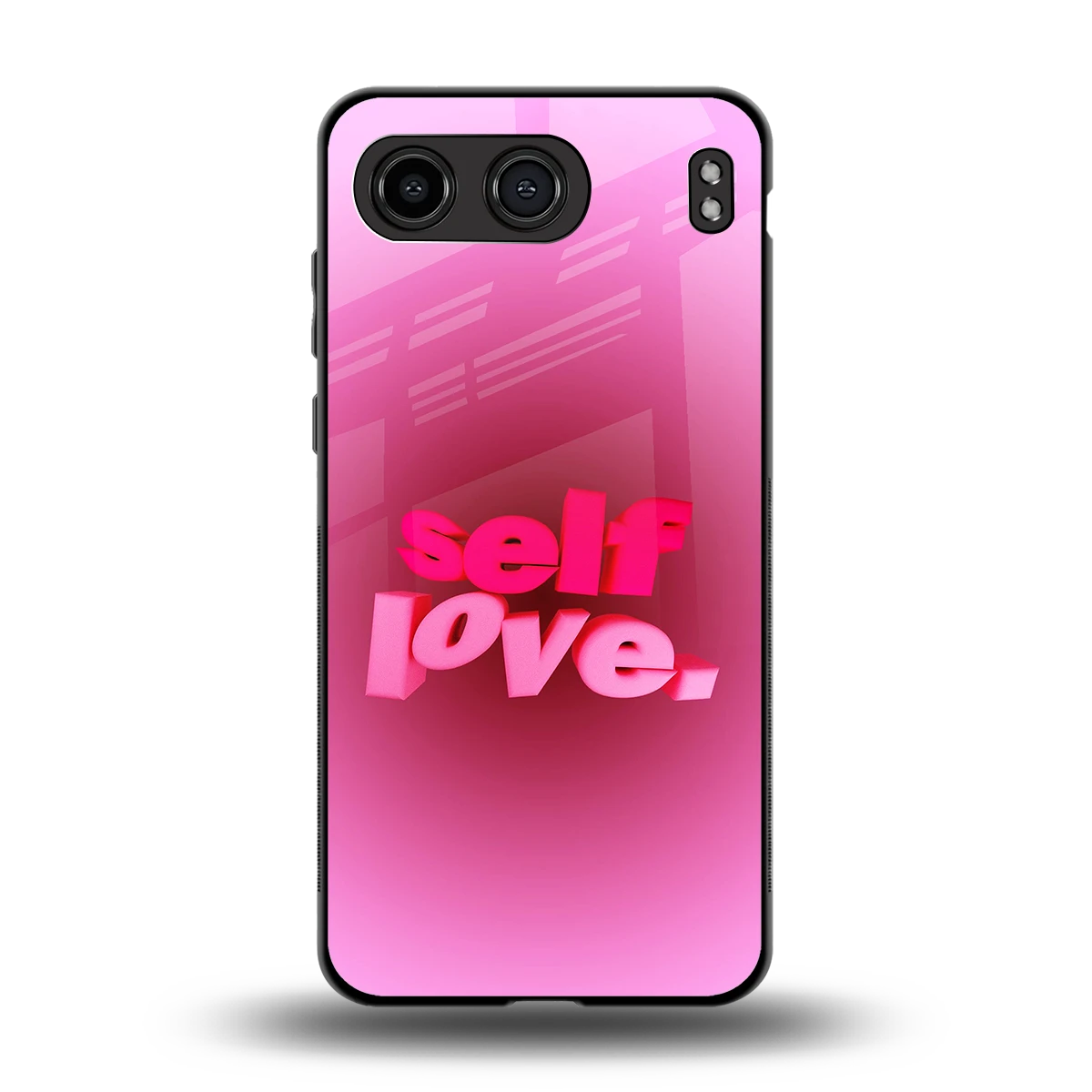 Self Love Aesthetic back phone cover | glass case for oneplus nord 4