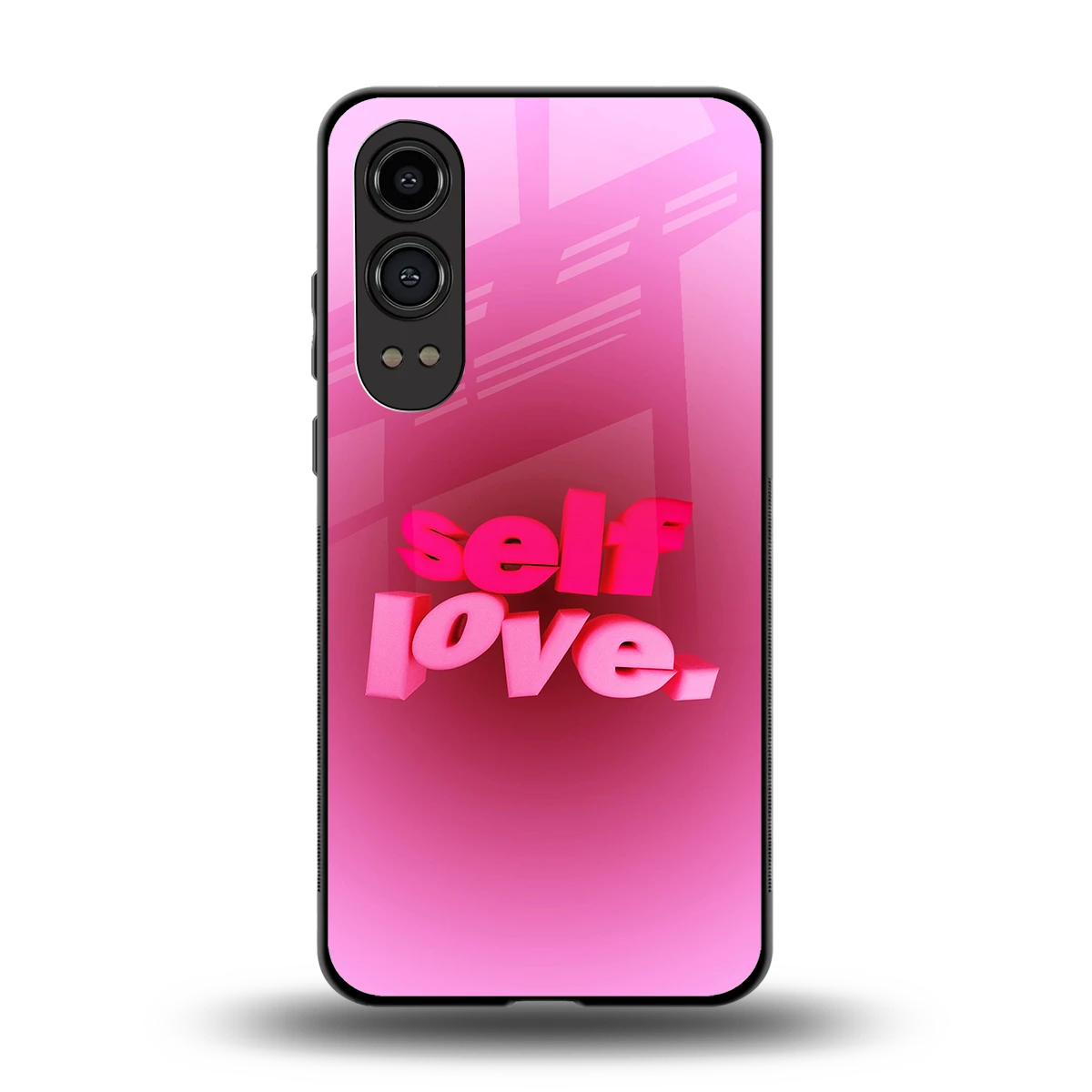 Self Love Aesthetic back phone cover | glass case for oneplus nord ce 4 lite