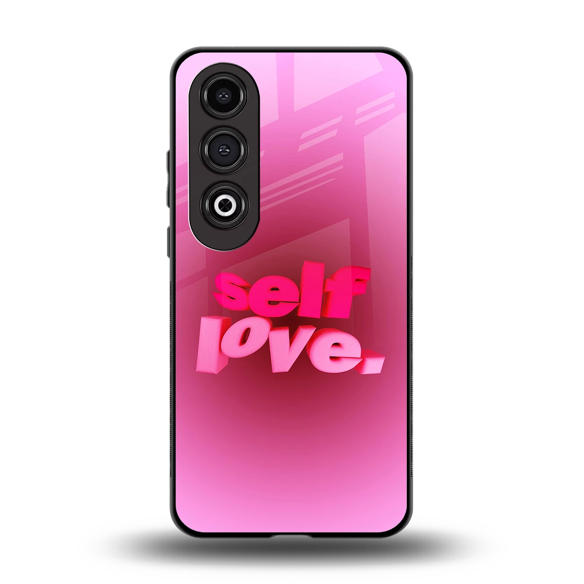 Self Love Aesthetic back phone cover | glass case for oneplus nord ce 4