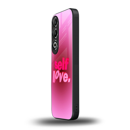 Self Love Aesthetic oneplus nord ce 4 mobile cover | shockproof glass phone case