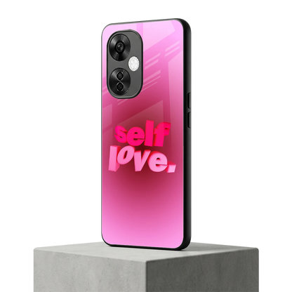 Self Love Aesthetic oneplus nord ce 3 lite mobile cover | shockproof glass phone case