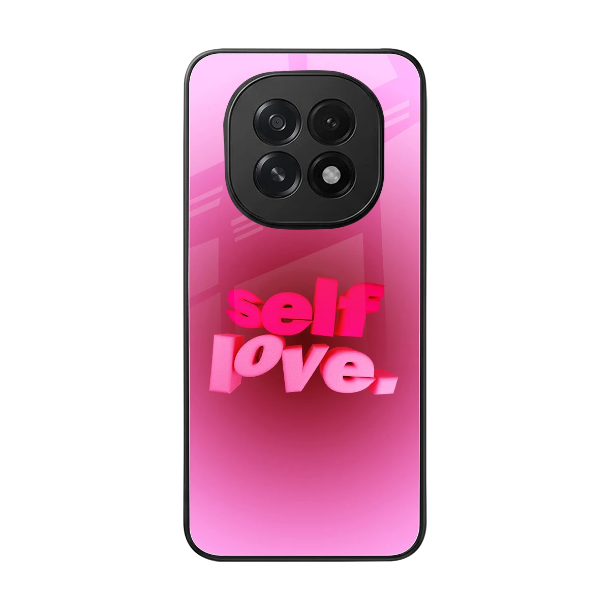 Self Love Aesthetic back phone cover | glass case for oppo f29 5g