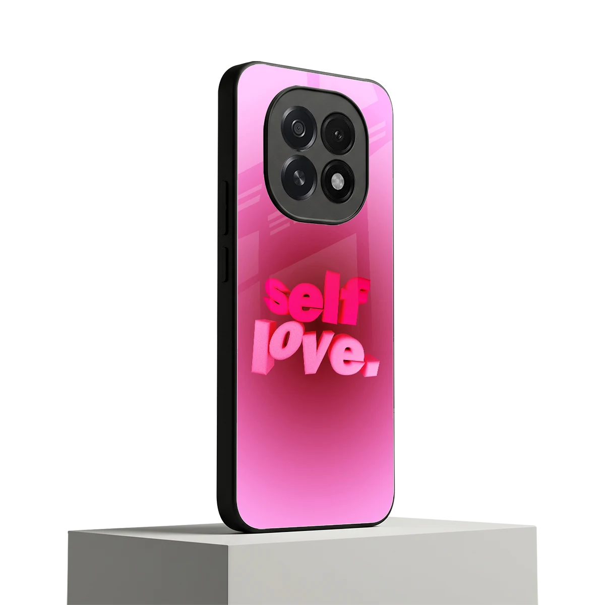 Self Love Aesthetic oppo f29 5g mobile cover | shockproof glass phone case