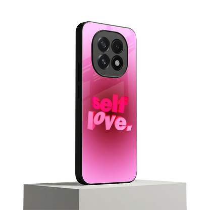 Self Love Aesthetic oppo f29 5g mobile cover | shockproof glass phone case
