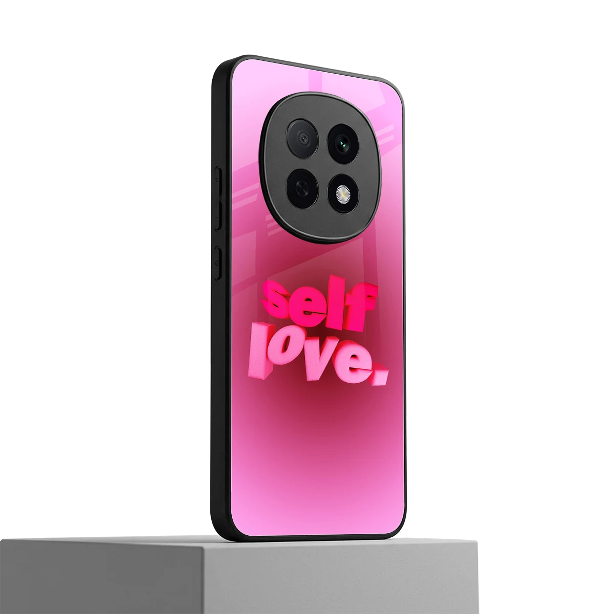 Self Love Aesthetic oppo f29 pro 5g mobile cover | shockproof glass phone case