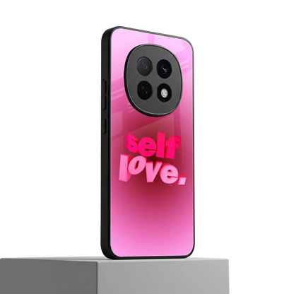 Self Love Aesthetic oppo f29 pro 5g mobile cover | shockproof glass phone case