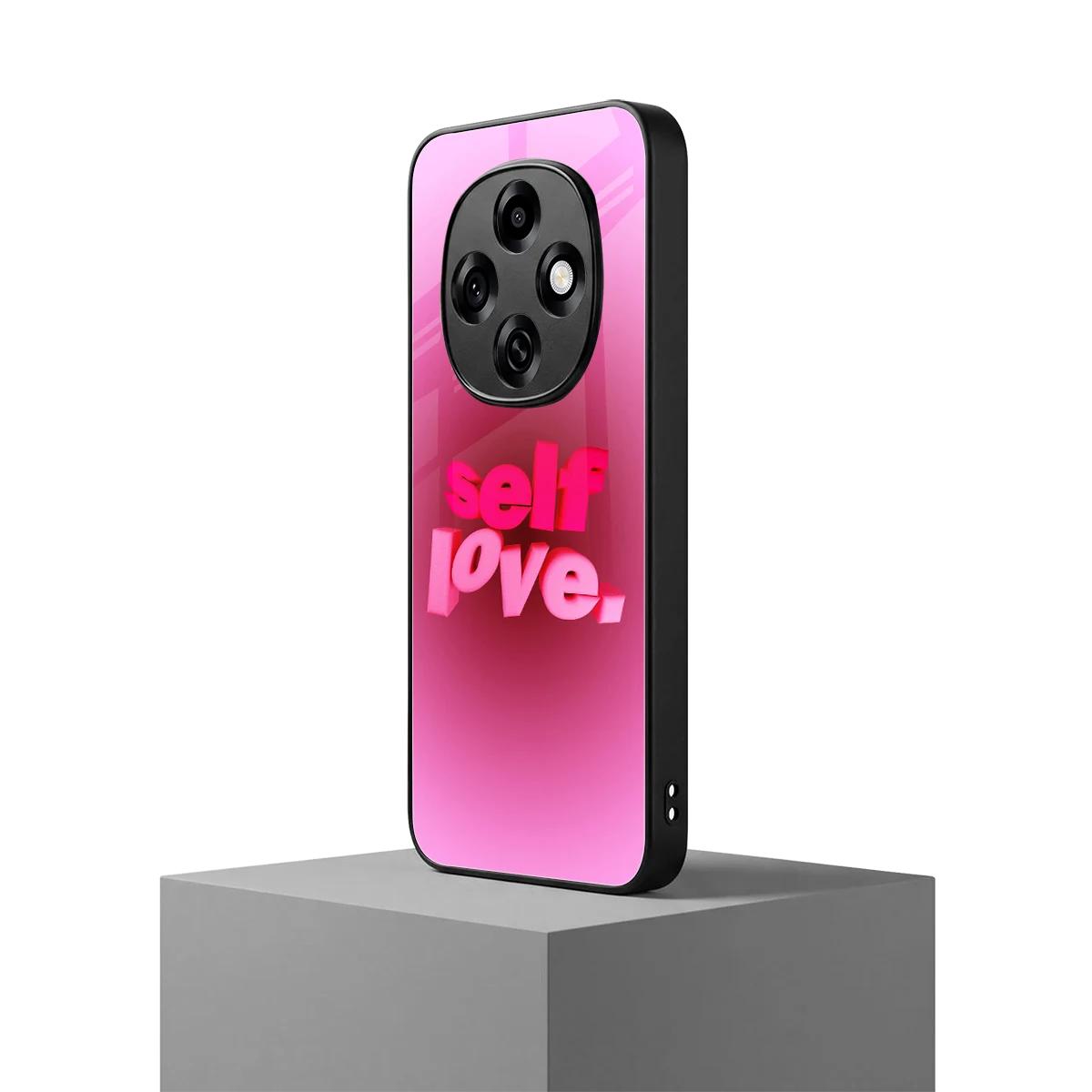 Self Love Aesthetic oppo f31 pro 5g mobile cover | shockproof glass phone case