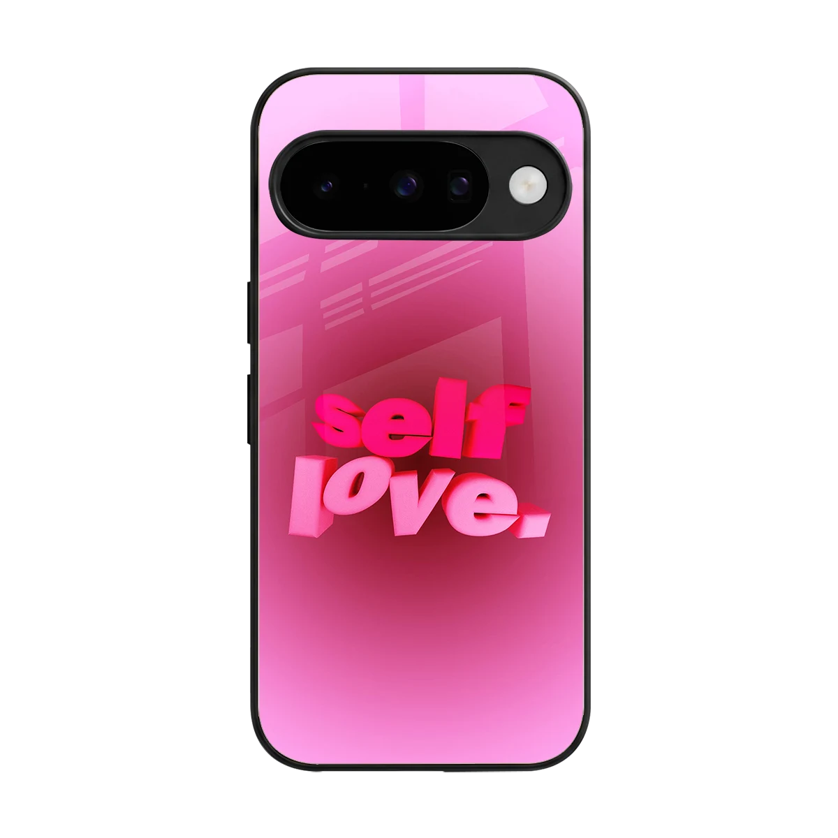 Self Love Aesthetic back phone cover | glass case for google pixel 10