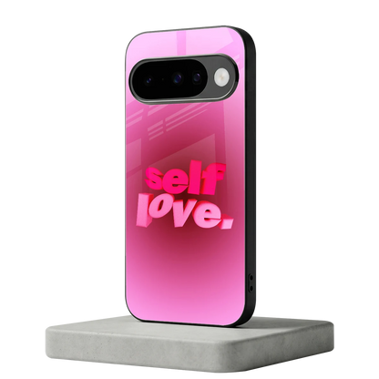 Self Love Aesthetic google pixel 10 mobile cover | shockproof glass phone case