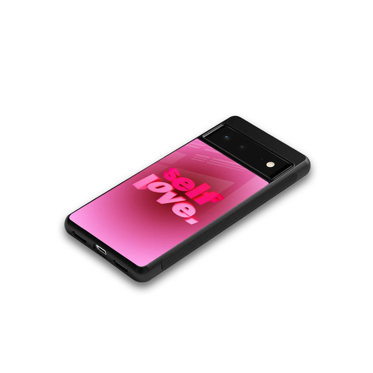 Self Love Aesthetic google pixel 6a mobile cover | shockproof glass phone case