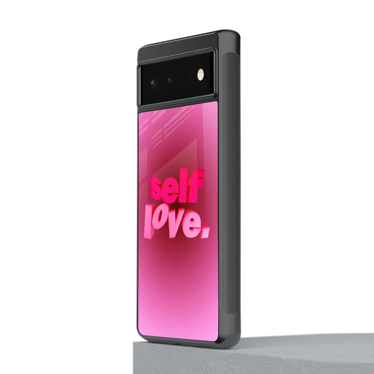 Self Love Aesthetic stylish phone case for google pixel 6 | glossy glass and slim fit