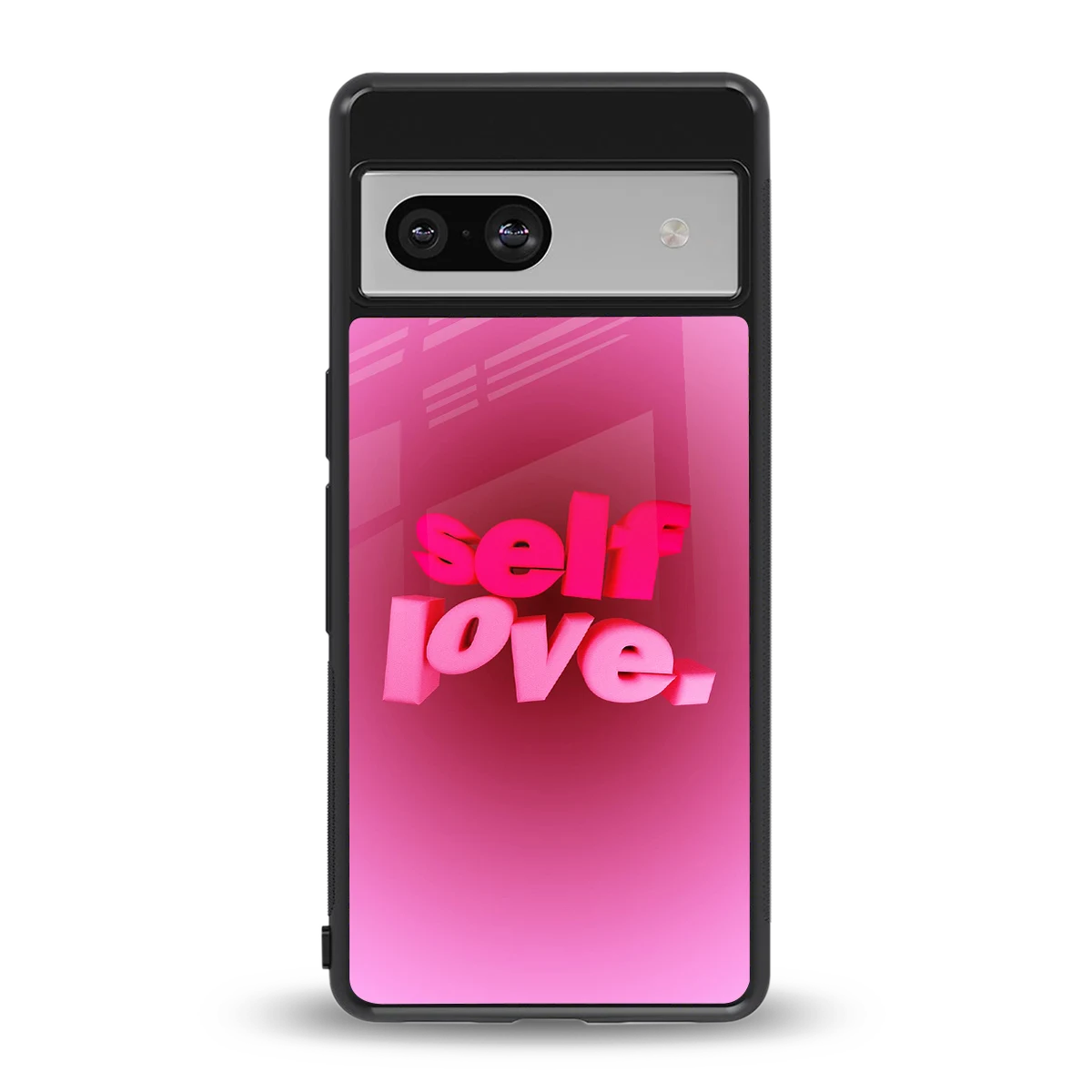Self Love Aesthetic back phone cover | glass case for google pixel 7a