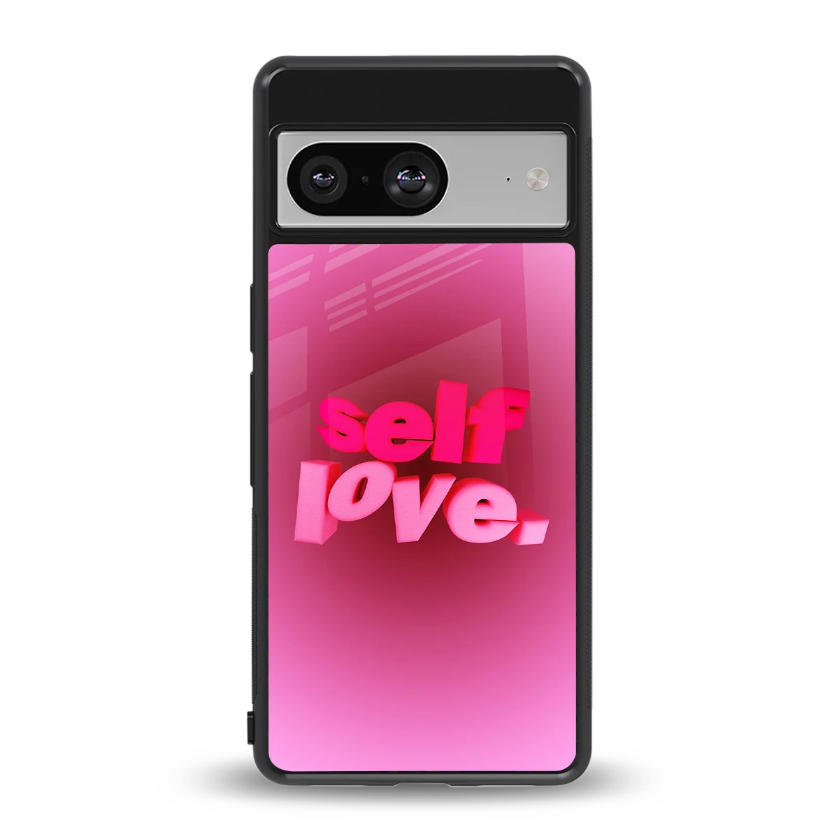 Self Love Aesthetic back phone cover | glass case for google pixel 8