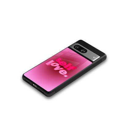 Self Love Aesthetic google pixel 8 mobile cover | shockproof glass phone case