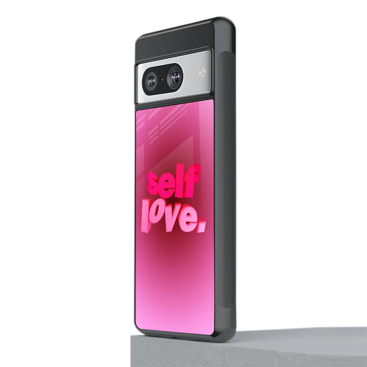 Self Love Aesthetic stylish phone case for google pixel 8 | glossy glass and slim fit