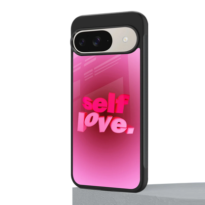 Self Love Aesthetic google pixel 9 mobile cover | shockproof glass phone case