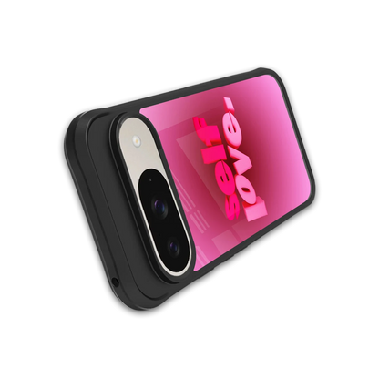 Self Love Aesthetic stylish phone case for google pixel 9 | glossy glass and slim fit
