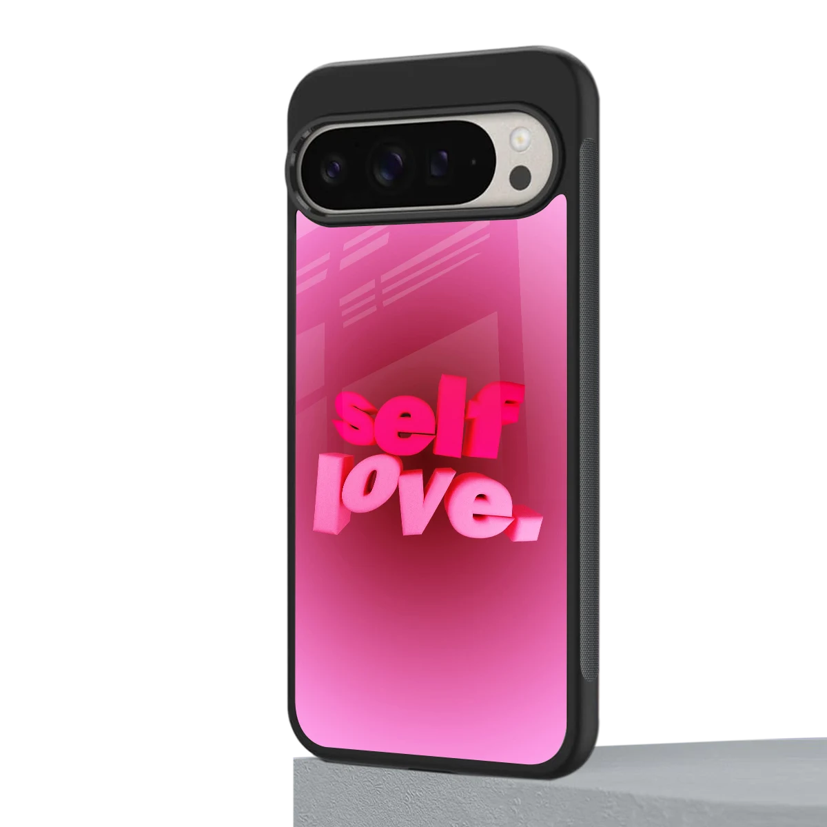 Self Love Aesthetic google pixel 9 pro mobile cover | shockproof glass phone case