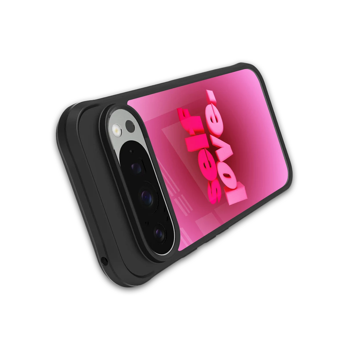 Self Love Aesthetic stylish phone case for google pixel 9 pro xl | glossy glass and slim fit