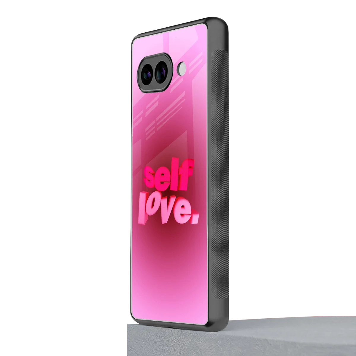 Self Love Aesthetic google pixel 9a mobile cover | shockproof glass phone case