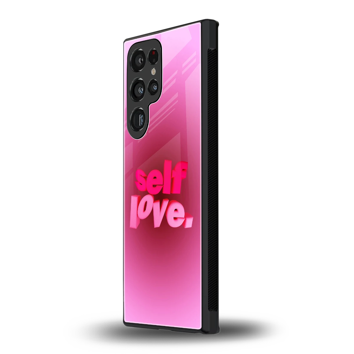 Self Love Aesthetic samsung galaxy s24 ultra mobile cover | shockproof glass phone case
