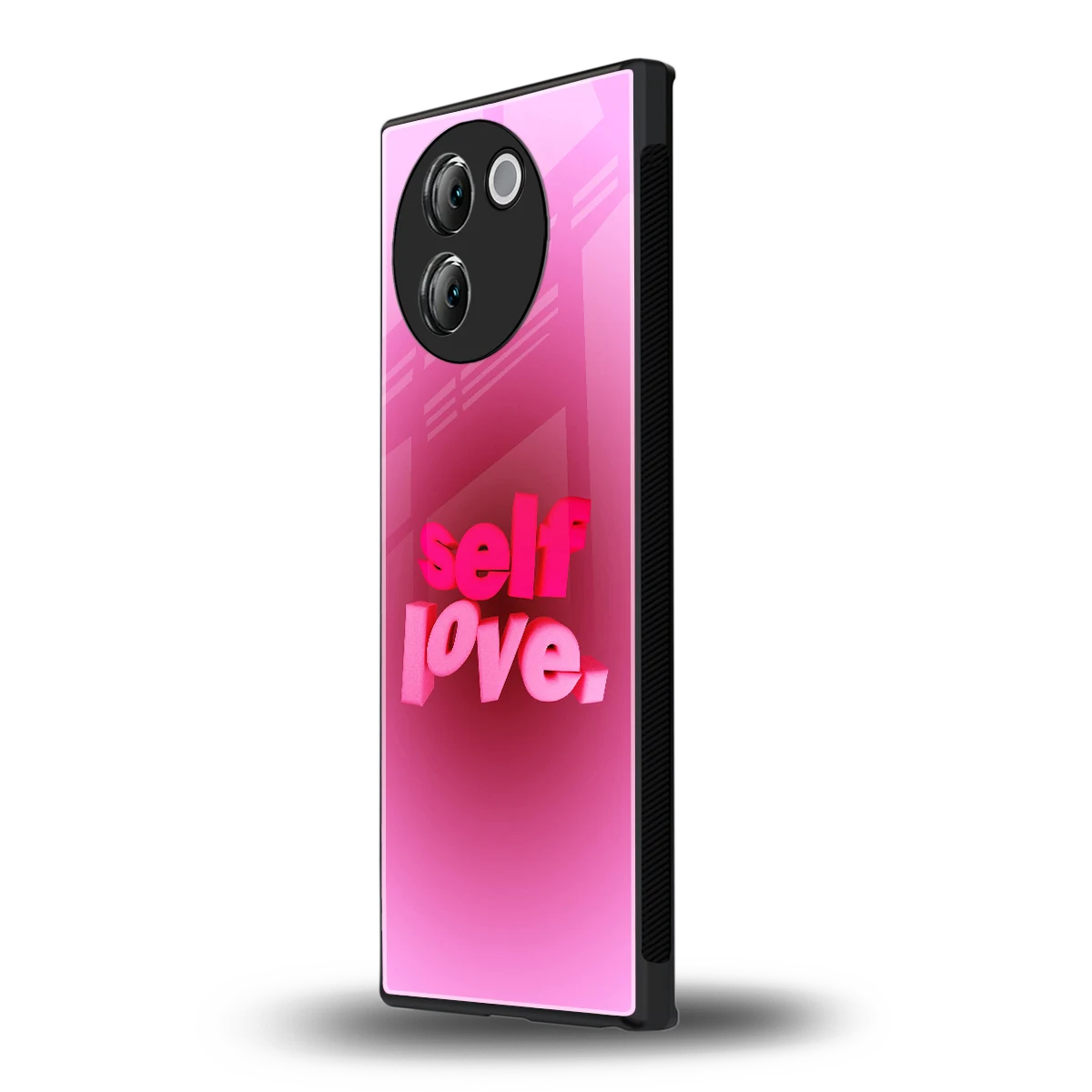 Self Love Aesthetic vivo v30e mobile cover | shockproof glass phone case