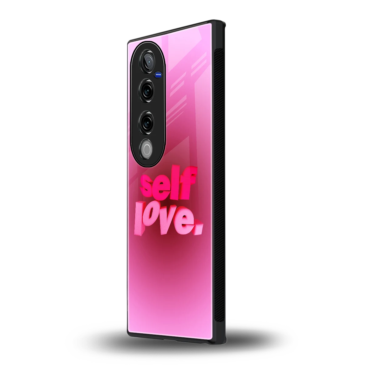 Self Love Aesthetic vivo v40 pro mobile cover | shockproof glass phone case