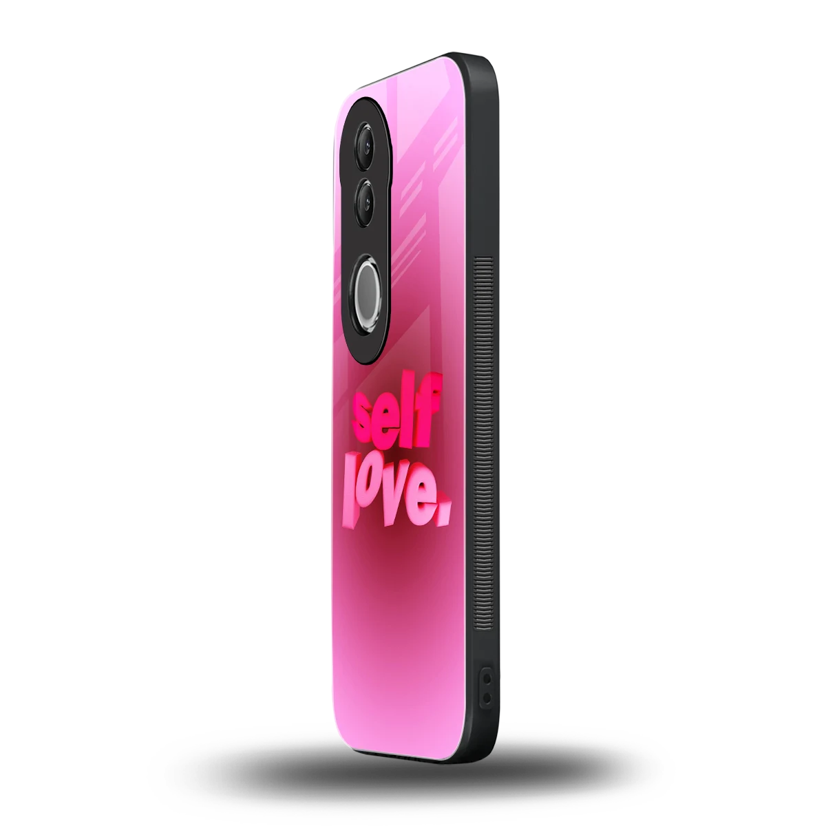 Self Love Aesthetic vivo v50 mobile cover | shockproof glass phone case